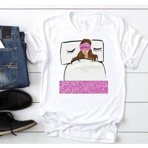 Women Printing Short Sleeve 90s Cute Fashion Cartoon Summer Graphic T Top Lady Print Tee Female Tshirts Clothes T-Shirt