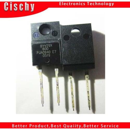 1pcs/lot BYV29X-600 BYV29X600 TO220F-2 and Original In Stock