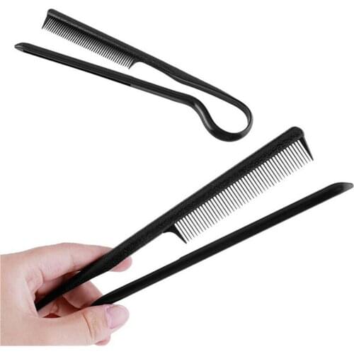 1pc Useful Hair Straighten Salon Comb Hairdressing Smooth Tool Hold Tongs Hair Styling Tools For Women