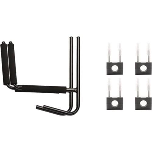 2Pcs Load 75kg Kayak Rack Wall Bracket Holder Hanger Supporter Carrier Storage Wall Brackets Canoe Paddle Surfboards Accessories