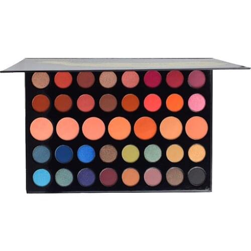 39 Colors Pearl Eyeshadow Pallete Private Label Matte Shimmer Warm Tone Eye Shadow Pallete Colorful High Pigment Eye Glitter