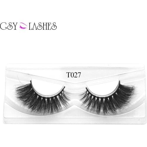 3D Mink Lashes 25mm, Natural Layered Effect Fluffy Long Wispy Lashes, Real Siberian Mink Cruelty-free, 100% Handmade