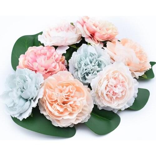 5PCS Multicolor silk peonies flower wall decorative flowers wreath household products Crafts party home decor artificial flowers
