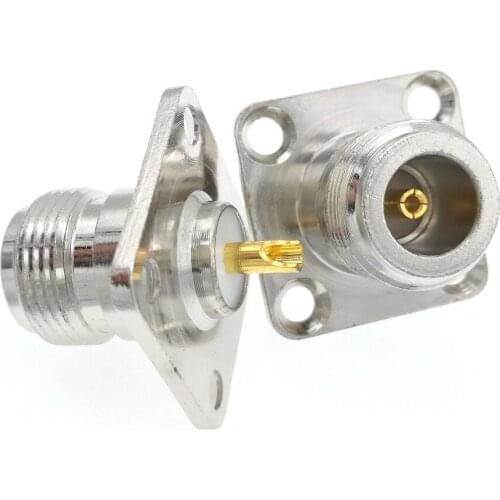 50pcs N Female Panel Mount RF Connector With Solder Cup