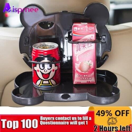 Aispmee Child Car Seat Table Car Seat Tray Storage Kids Toy Food Water Holder Children Portable Table For Car Baby Food Desk