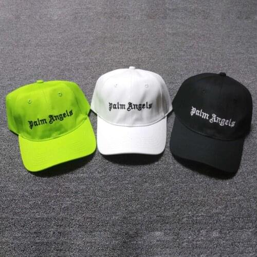Palm Angels Hat Men Women Hip Hop Embroidery Streetwear Palm Angels Baseball Cap Adjustable