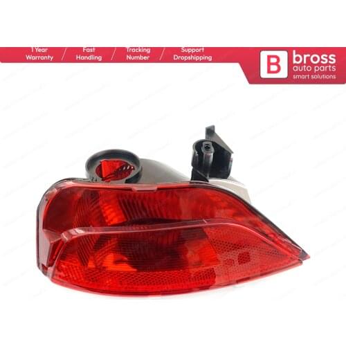 BSP987-2 Rear Bumper Tail Fog End Light Lamp Lens Reflector Right Side 265808906R for Renault Megane MK4 Sedan Scenic MK4