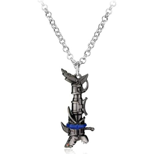 Dongsheng The League of Le gends jewelry Weapon Miniature Cannon Pendant Necklaces for League Legend Cosplay Player