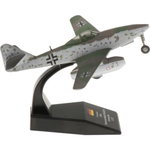 1/72 Scale German Me-262 Fighter Attack Plane Alloy Fighter Military Model Diecast Plane Model for Commemorate Collection Gift