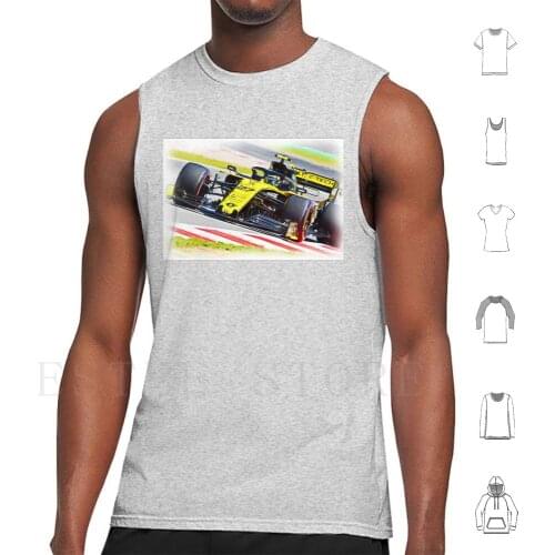 Nico # 27 Tank Tops Vest Cotton Sport Jerry Andre Racing Motorsport Hülki