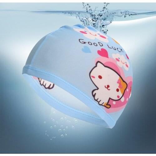 2021 New Fashion Childrens Cute Cartoon Swimming Cap Comfortable Boys and Girls Universal Baby Cloth Hat Bath Hat