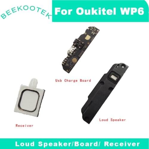 New For Oukitel WP6 Earpiece Loud Speaker USB Board For Oukitel WP6 Replacement Parts Earpiece Loud Speaker USB Board