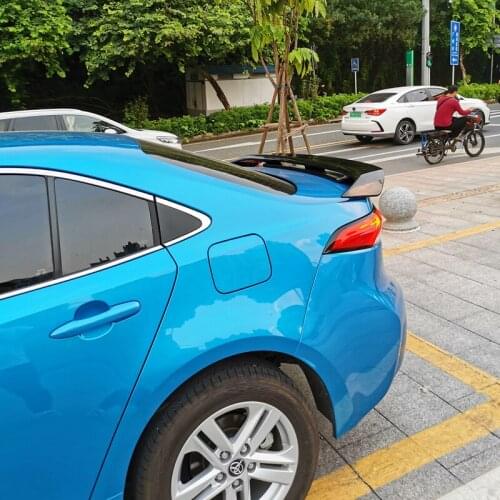 For Toyota Corolla Spoiler 2019 2020 Corolla High Quality ABS Material Car Rear Wing Primer Color Rear Spoiler