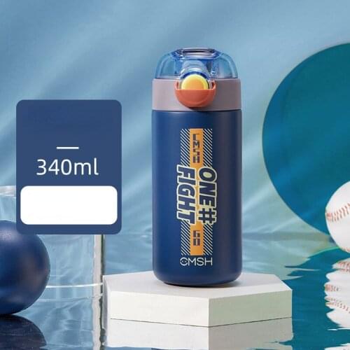 Large Capacity Double Stainless Steel Thermos Mug with Straw Portable Vacuum Flasks Creative Thermal Bottle Tumbler Thermocup