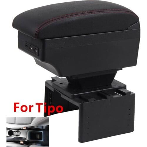 For Fiat Tipo Armrest Box Universal Car Central Armrest Storage Box modification accessories