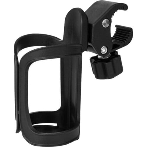 360° Rotation Black Bicycle Water Bottle Holder Mountain Bike Bottle Can Cage Bracket Cycling Drink Water Cup Rack Accessories