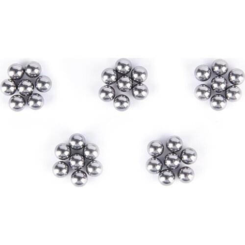 100PCS 4/4.5/5/6mm Steel Balls Hunting Slingshot Stainless Steel Slingshot Balls Catapult Slingshot Hitting Ammo Steel Balls
