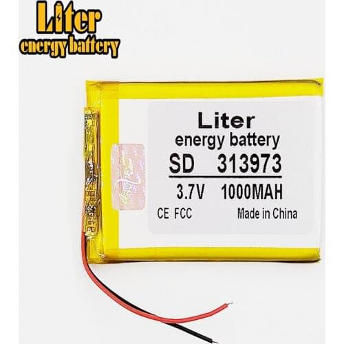 3.7V,1000mAH,313973 polymer lithium ion / Li-ion battery for GPS,mp3,mp4,mp5,dvd,bluetooth,model toy