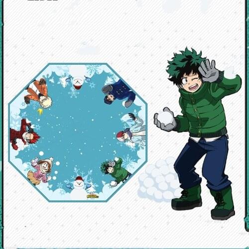 Anime My Hero Academia Demon Slayer Sun protection Anti-UV Wind Resistant Fully-Automatic Umbrella Rain Sunshade umbrella