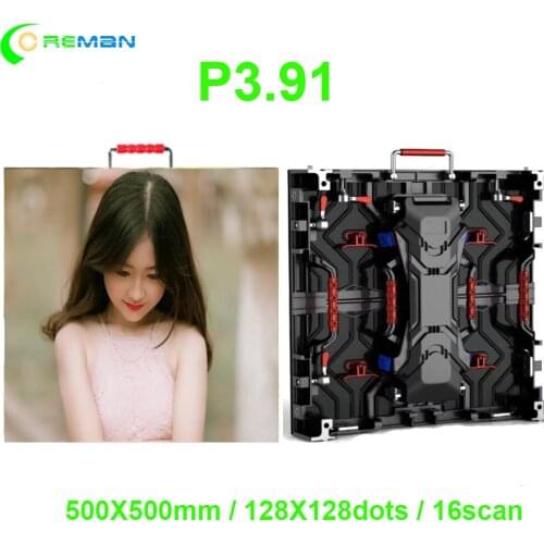 P3.91/P4.81/P6.25mm Indoor Rental LED Display With Black LEDs P3.91 Rental LED display 500x500mm