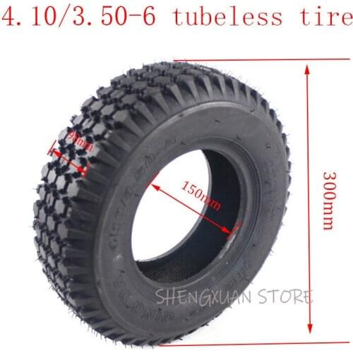 Free Shipping 4.10/3.50-6 Tire Out Tube for E-Bike, Wheelbarrow Scooter, Mini Motorcycle Atv Motorcycle