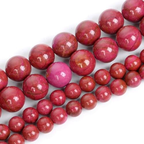 6/10mmNatural Stone Beads Round Multicolor crystal Spacer beads For Jewelry Making DIY Charm Bracelet Necklace Handmade