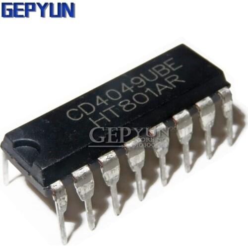 10PCS CD4049UBE CD4049 DIP16 DIP CD4049BE Gepyun