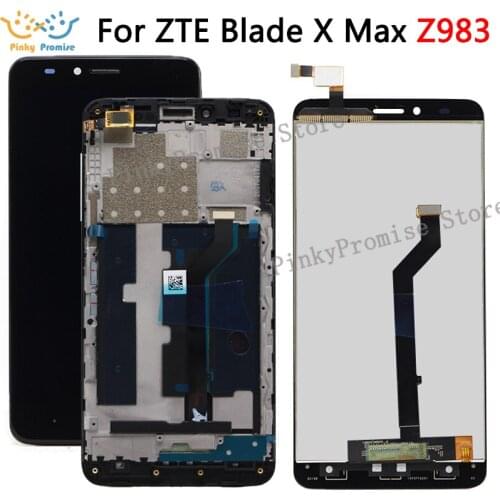 For ZTE Blade X Max Z983 LCD Display And Touch Screen 6.0" Assembly Repair Parts For ZTE Blade X Max Z983 With Tools