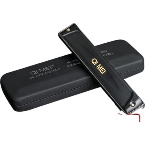 Beginner 24 Hole Chromatic Harmonica C Microphone Musical Harmonica Diapason Professional Harmonijka Woodwind Instruments Ed50kq