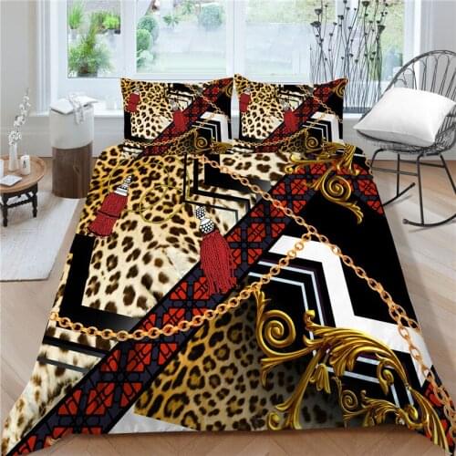 Gold Bedding Set Queen Size Duvet Cover Set 2/3 Pcs Highend Bedclothes Luxury Adult Home Decoration