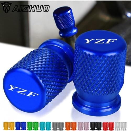 YFZ350 Motorcycle Tire Valve Air Port Cover Cap CNC Aluminum Accessories FOR YAMAHA YFZ 350 Banshee 2002-2008 2007 2006 YFZ LOGO