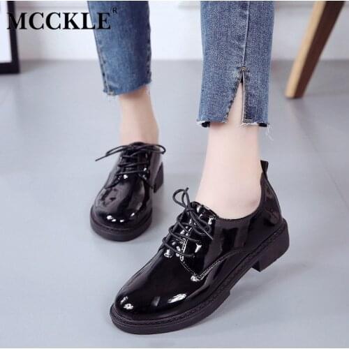 MCCKLE Low-heeled Shoes