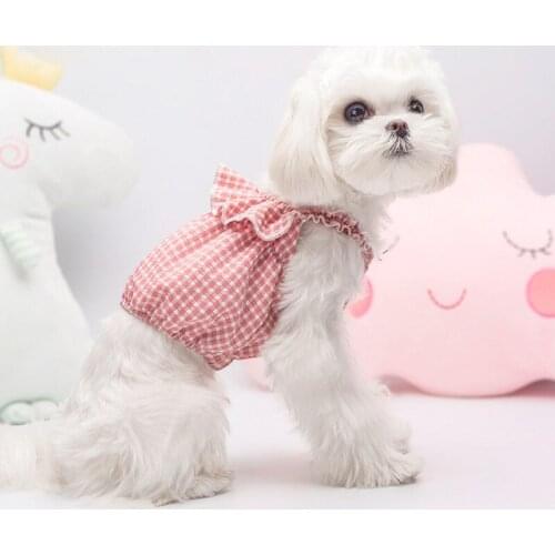 Pet Dog Clothes Wear Summer Cool Shirt Puppy Clothes for Small Medium Dogs Dress Vest Shirt Pet Clothing T-shirt Skirt Pug Tedy