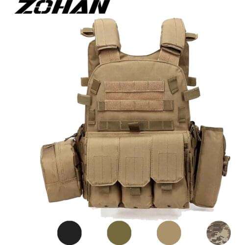 Outlife USMC Airsoft Military Tactical Vest Molle Combat Assault Plate Carrier Tactical Vest 3 Colors CS Outdoor Clothing hunter
