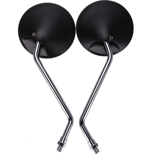 Pair 10mm Universal Motorcycle Mirrors Bike/Motorbike Rear View/Side