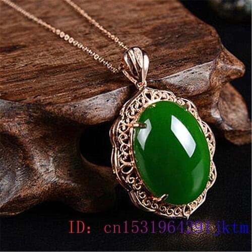 Jade Water drop Pendant Amulet Jewelry Gemstone Agate 925 Silver Gifts Necklace Natural Women Chinese Chalcedony Fashion Charm