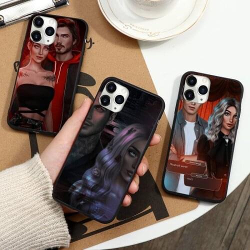 Romance Club Black Silicone Soft TPU Phone Case for iPhone 11 12 pro XS MAX 8 7 6 6S Plus X 2020 XR mini