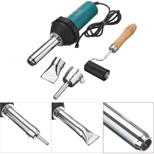 1080W Plastic Welding Machine Hot Air Gun Adjustable Temperature Heat Gun Hot Air Soldering Station Welding Plastic Welder Heat