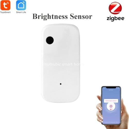 Tuya Smart Zigbee Brightness Sensor Intelligent Light Sensor Linkage Control Smart Device Smart Life Illumination Automation
