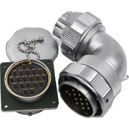 WY48 TU+Z 90 Degree Bend M48 Waterproof Connector Aviation Right Angle Male Plug Female Socket 5pin 7pin 20pin 27pin 38pin 42Pin