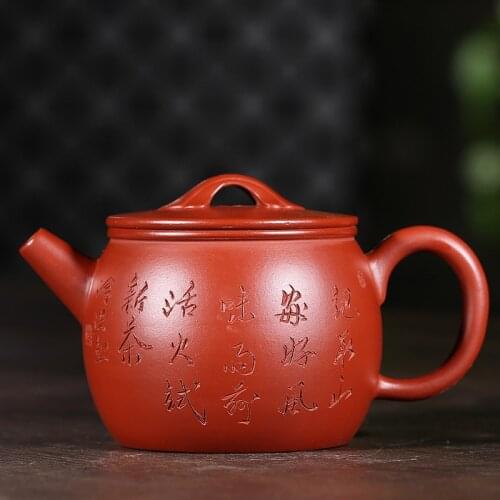 Yixing famous Fan Zehong all hand zhu mud dahongpao rainbow jade belt pot of purple sand teapot kung fu tea set