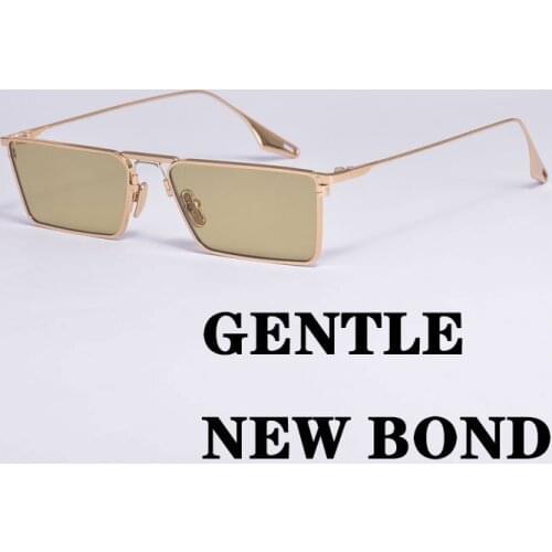 2021 Korean Brand Design GENTLE NEW BOND Sunglasses Women Men Square UV400 Sun Glasses With Original Box