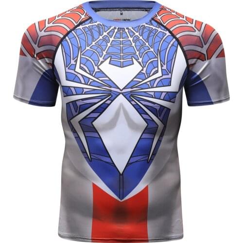 2021 Cosplay Anime characte Men Running Fitness Rashguard Casual Round-Neck Male Digital Printing Breathable Tshirt