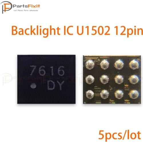 5pcs/Lot Backlight Light IC U1502 12pin for IP6 6Plus Backlight Driver IC Chip Fix Parts