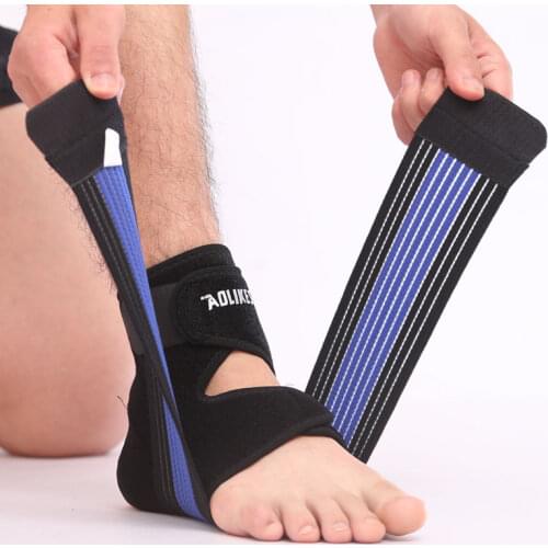 AOLIKES 1PCS High elastic bandage compression ok-cloth sports protector basketball soccer ankle support brace Support Football