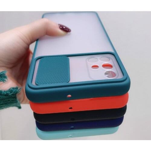 For Samsung M51 M31S S20 FE 5G Note 20 Ultra Slide Camera Lens Protection Phone Case for samsung s20 plus Note 20 m31s m51 cover
