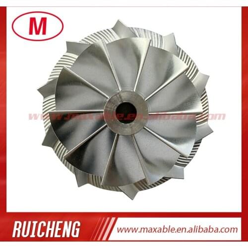 CT26 42.90/58.00mm 10+0 blades high performance turbocharger billet/milling/aluminum 2618 compressor wheel