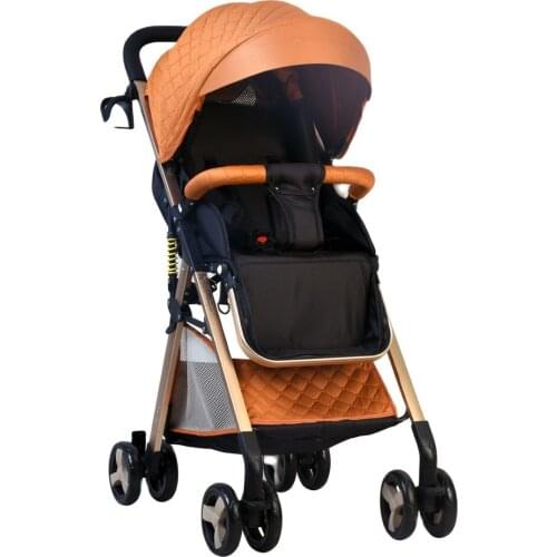 Baby stroller can sit and lay super light portable simple folding child baby pocket umbrella cart High Landscape baby pram