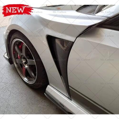 FOR BRZ GT86 FT86 VARIS STYLE FIBER GLASS FRONT FENDER TRIM(WITH CARBON VENTS) TUNING PART FOR FT86 BRZ FRP FRONT FENDER RACING