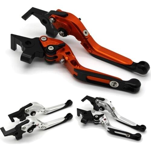 For YAMAHA R6S CANADA VERSION with logo Motorcycle Frame Ornamental Foldable Brake Handle Extendable Clutch Lever